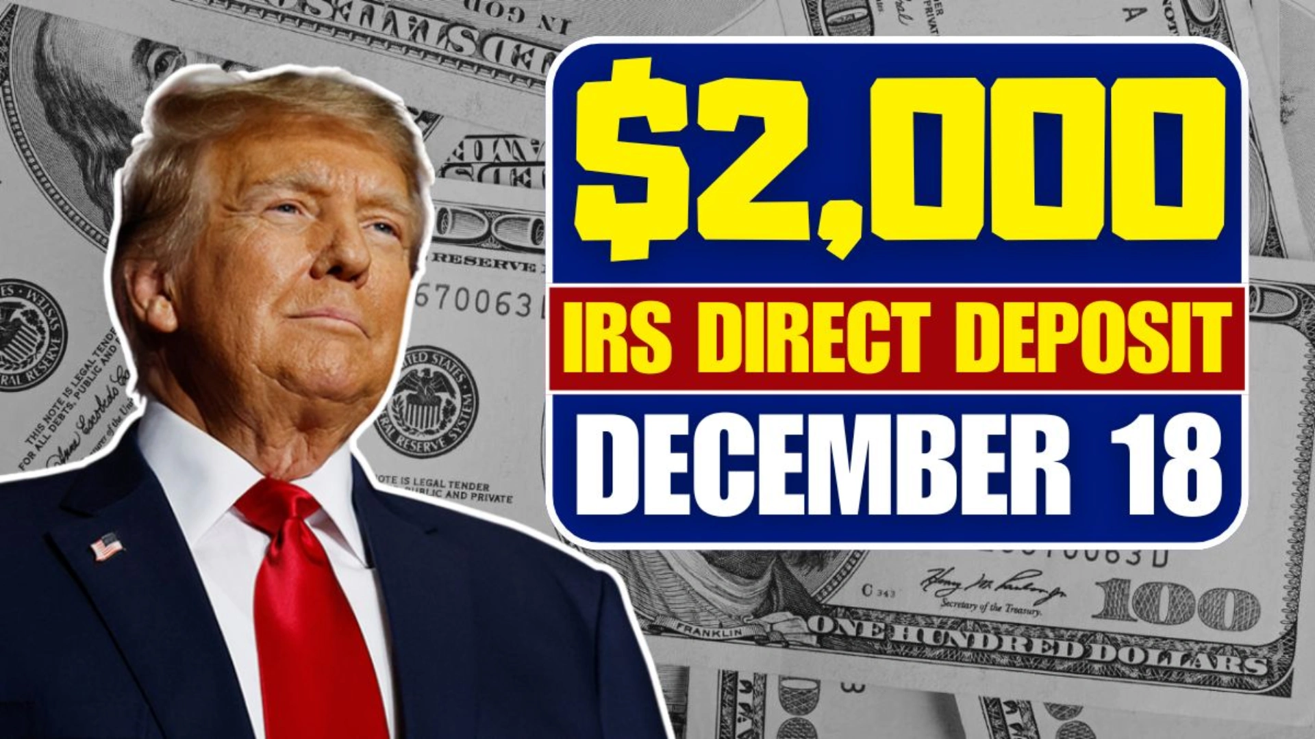 IRS Finally Approved $2,000 Direct Deposit