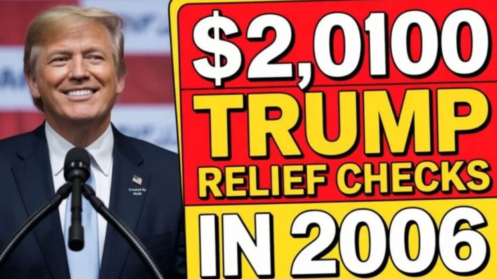 $2000 Trump Relief Checks in 2026: Is the Tariff Dividend Proposal Real? Latest Updates and Facts